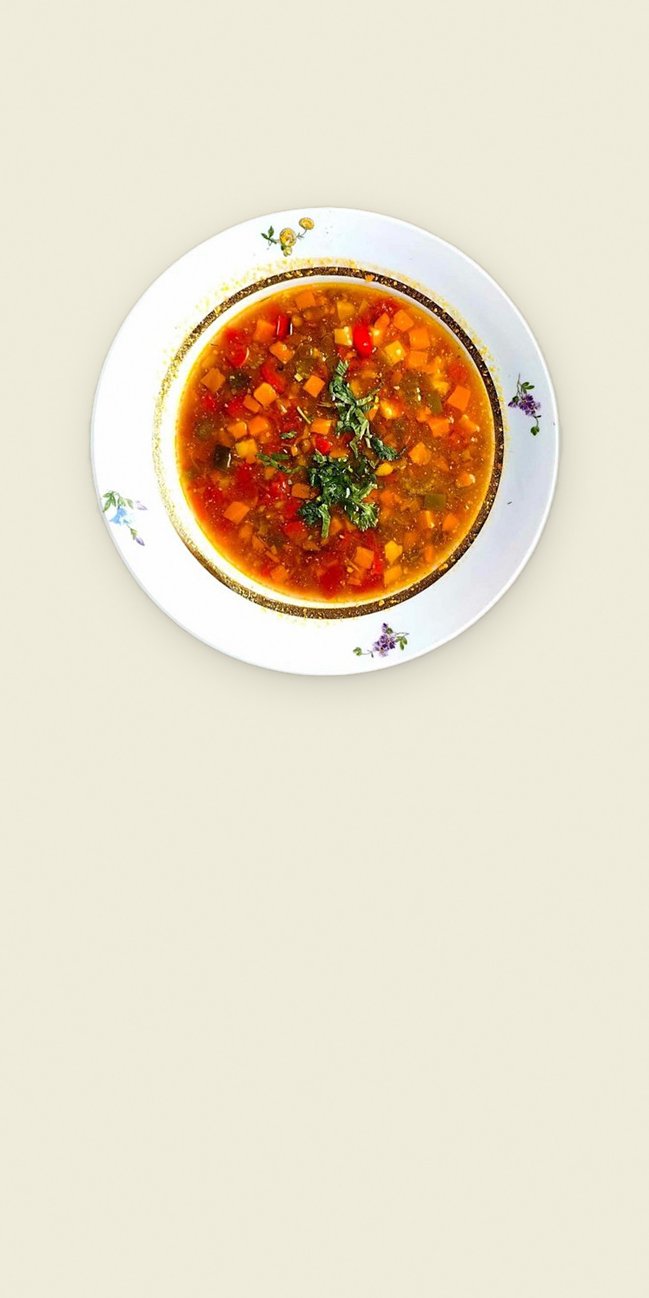 Lęšių sriuba + beigelis